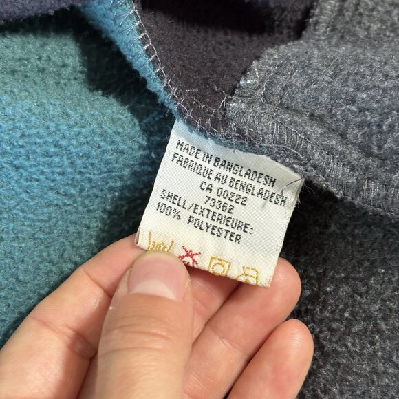 VTG Alpine Expedition Sherpa Fleece Jacket Full Zip Mens L Gorpcore Campcore 90s - Picture 12 of 16